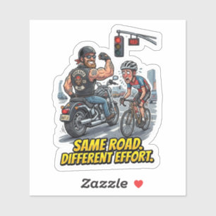 Adesivo de Motoqueiro Limitado Pelo Cromo