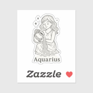 Adesivo de Mulher de Água