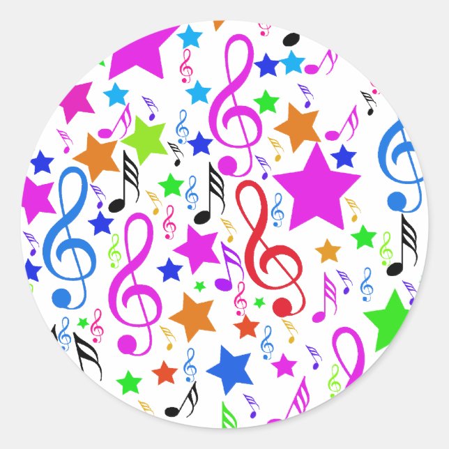 Adesivo de música (Frente)