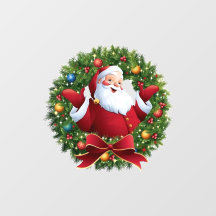 Adesivo de Natal do Papai Noel para Janela