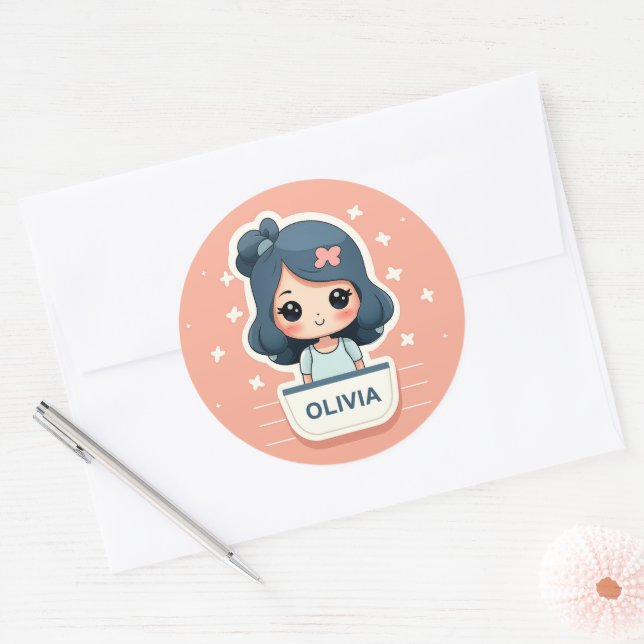 Adesivo de Olivia Bonita (Envelope)