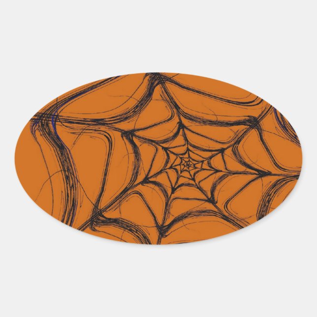 Adesivo de Oval Fratural de Aranha Web (Frente)