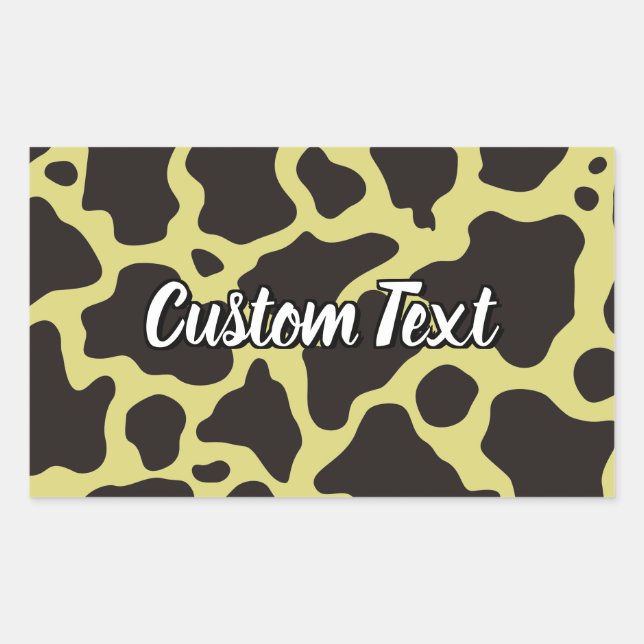 Adesivo de padrão de vaca (Frente)