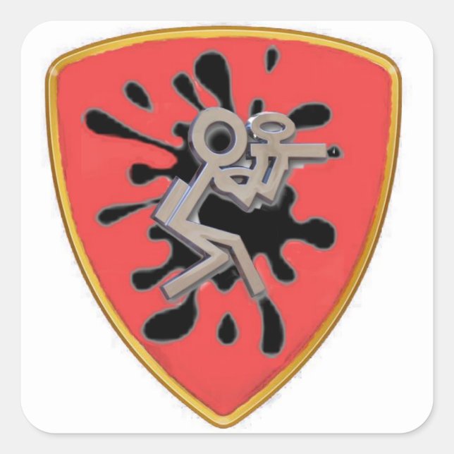 Adesivo de Paintball Personalizado (Frente)