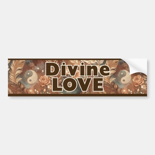 Adesivo de Para-choque Amor Divino (Frente)