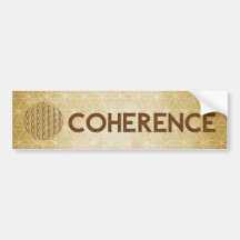 Adesivo de Para-choque “Coerência” Flor da Vida
