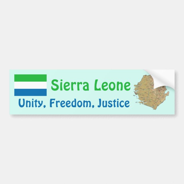Adesivo de Para-choque com Bandeira e Mapa da Serr (Frente)