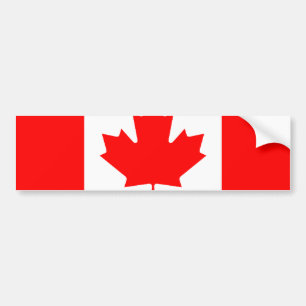 Adesivo de Para-choque da Bandeira Canadense