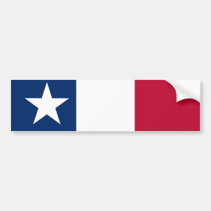 Adesivo de Para-choque da Bandeira do Texas