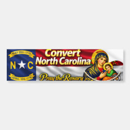 Adesivo de Para-choque da Carolina do Norte Conver