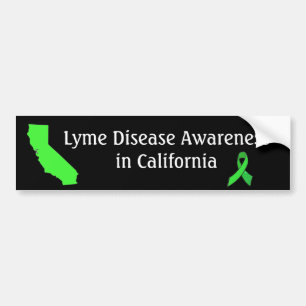 Adesivo de Para-choque de Doença de Lyme na Califó