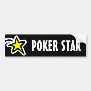 Adesivo de Para-choque de Estrela do Poker