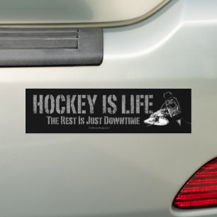 Adesivo de Para-choque de Hockey É Vida
