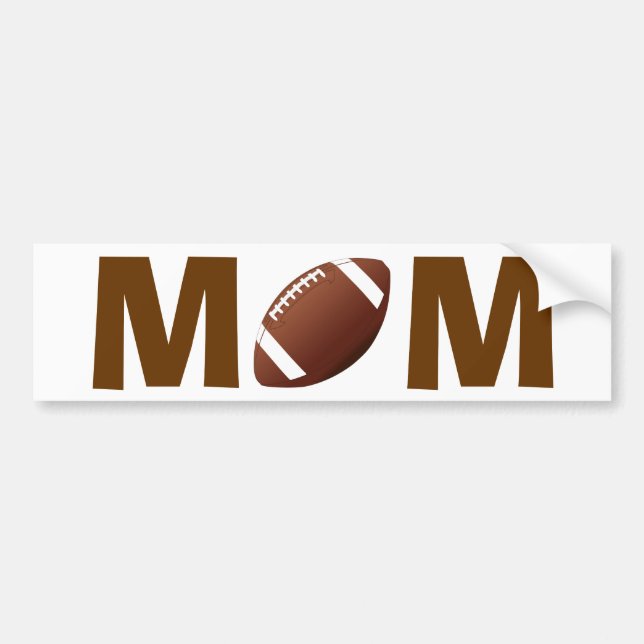Adesivo de Para-choque de Mãe de Futebol (Frente)