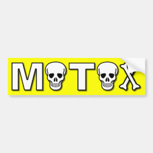 Adesivo de Para-choque de Moto Motocross Crânios d