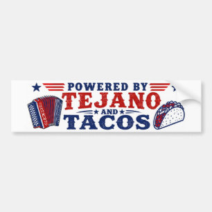 Adesivo de Para-choque de Tejano & Tacos