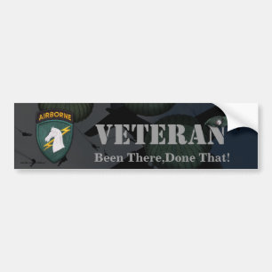 adesivo de para-choque de veteranos de operações e