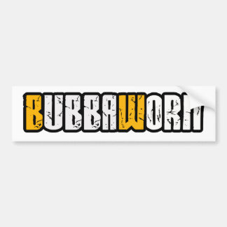 Adesivo de para-choque desgastado Bubba