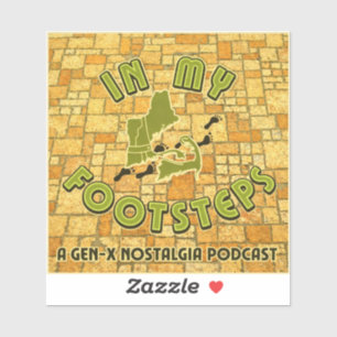 Adesivo de Para-choque do In My Footsteps Podcast 