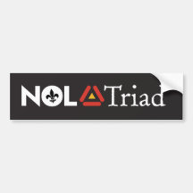 Adesivo de para-choque do NOLA Triad