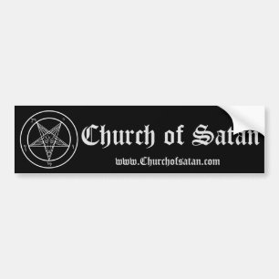 Adesivo de Para-choque do Sigilo de Baphomet CoS