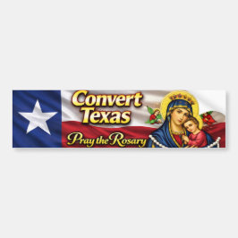 Adesivo de Para-choque do Terço do Texas