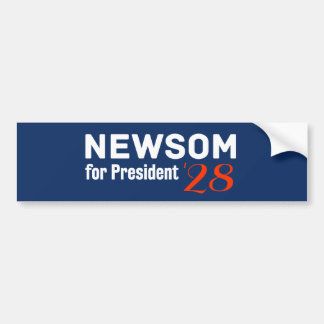 Adesivo de para-choque Gavin Newsom Presidente 202