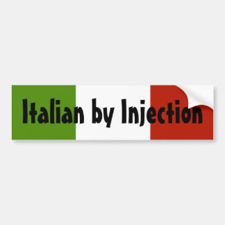 Adesivo de Para-choque Italiano por Injeção