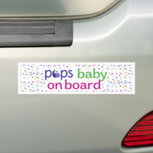 Adesivo de Para-choque PEPS Bebê a Bordo