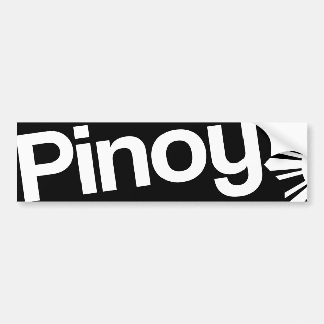 Adesivo de Para-choque Pinoy (Frente)