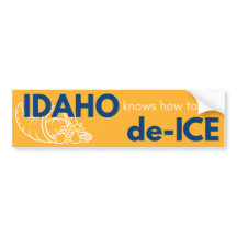 Adesivo de para-choque político de Idaho