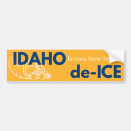 Adesivo de para-choque político de Idaho