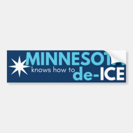 Adesivo de para-choque político de Minnesota