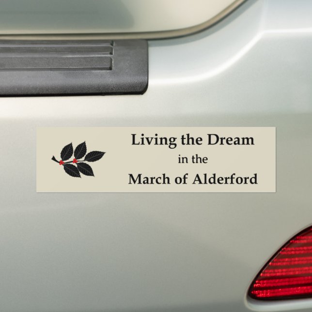 Adesivo de Para-choque SCA Alderford (No carro)