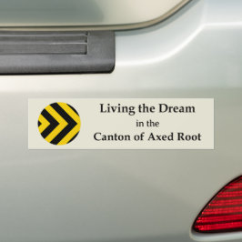 Adesivo de Para-choque SCA Axed Root