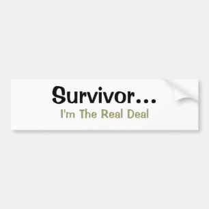 Adesivo de para-choque Survivor Eu Sou O Cara Cert