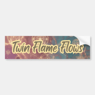 Adesivo de Para-choque Twin Flame Flows
