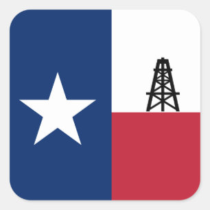 Adesivo de perfuração de petróleo do Texas