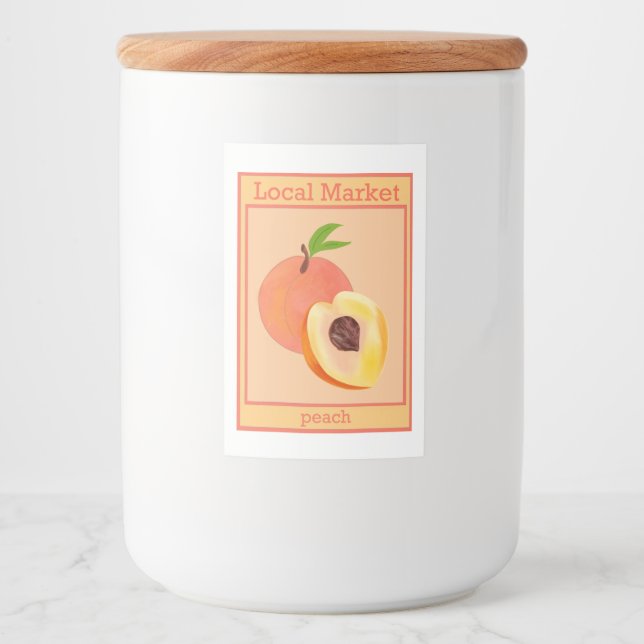 Adesivo de pêssego (Frente)