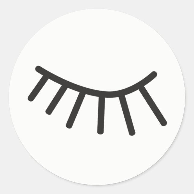 adesivo de pestanas bonitas para folga (Frente)