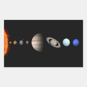 Adesivo de planetas do sistema solar