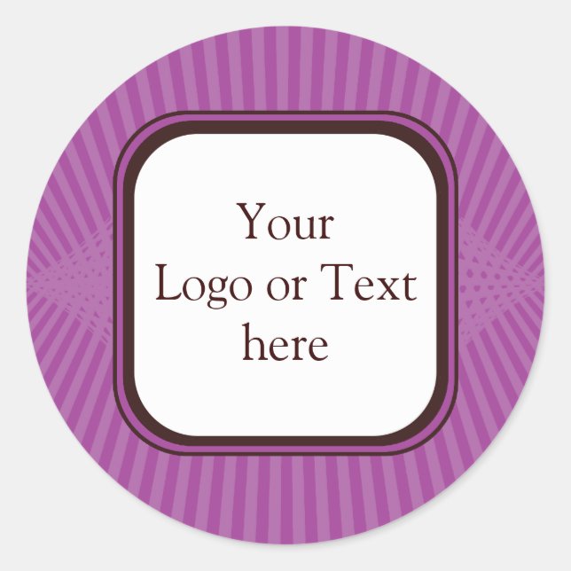 Adesivo de Primavera Rays Lilados (Frente)