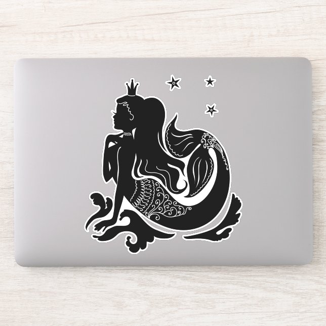 Adesivo de Princesa Sereia (Computador)