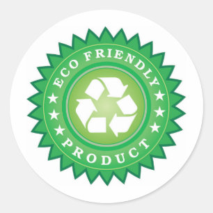 Adesivo de produto ecológico