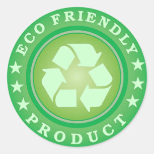 Adesivo de produto ecológico