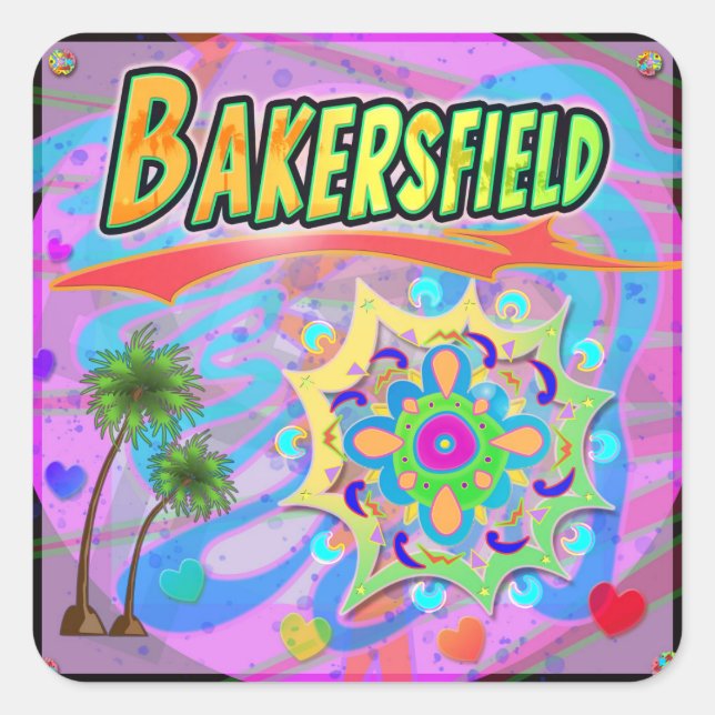 Adesivo de Progresso Verdadeiro Bakersfield (Frente)