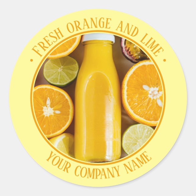 Adesivo de promoção de produto de foto (Frente)