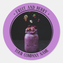 Adesivo de promoção de produto fotográfico