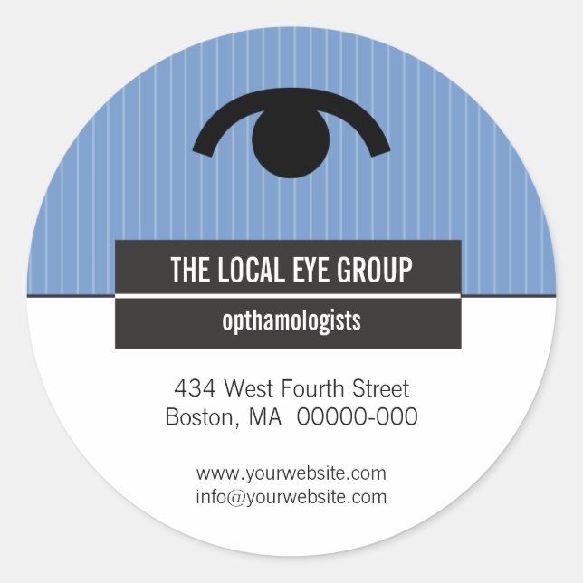 Adesivo de Promocional óptico iconográfico (Frente)