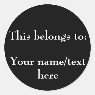 Adesivo de propriedades personalizável